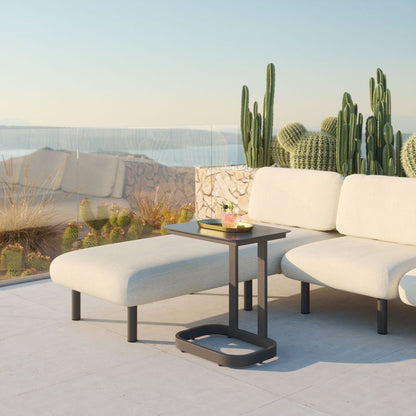 Friss Aluminum Rectangular End Table