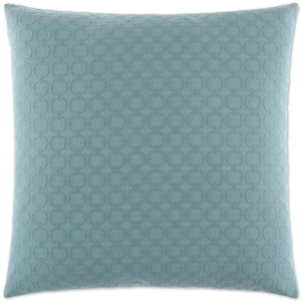 Full Circle Aqua Blue Throw Pillow Insert