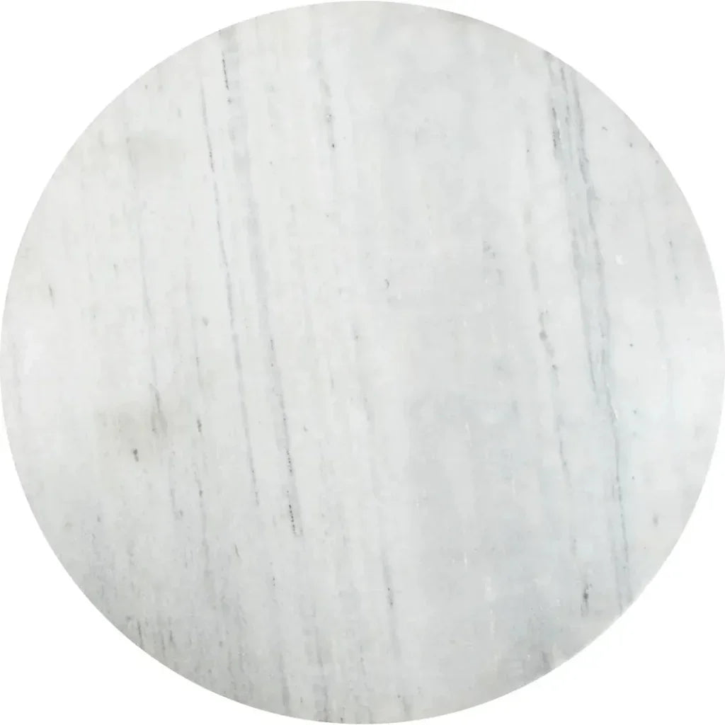 Fullerton Dining Table White & Gold