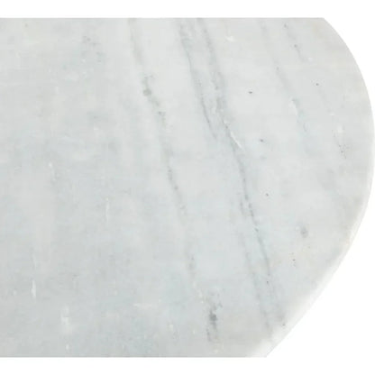 Fullerton Dining Table White & Gold