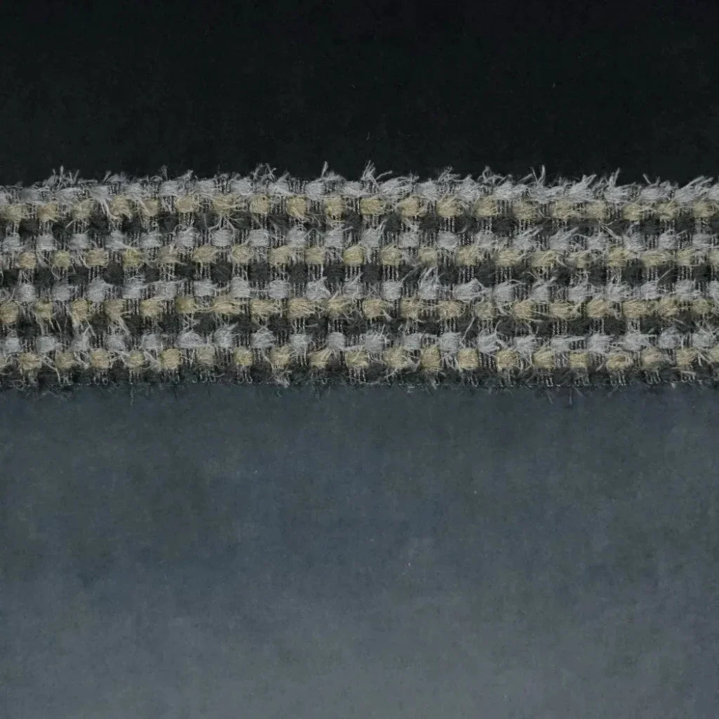 Fuzzy Graphite Band Tan Taupe Large Throw Pillow Insert