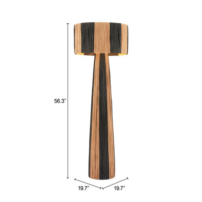 Gala Steel Black Floor Lamp