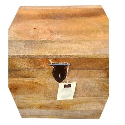 Galvessa Natural Wooden Cube Trunk