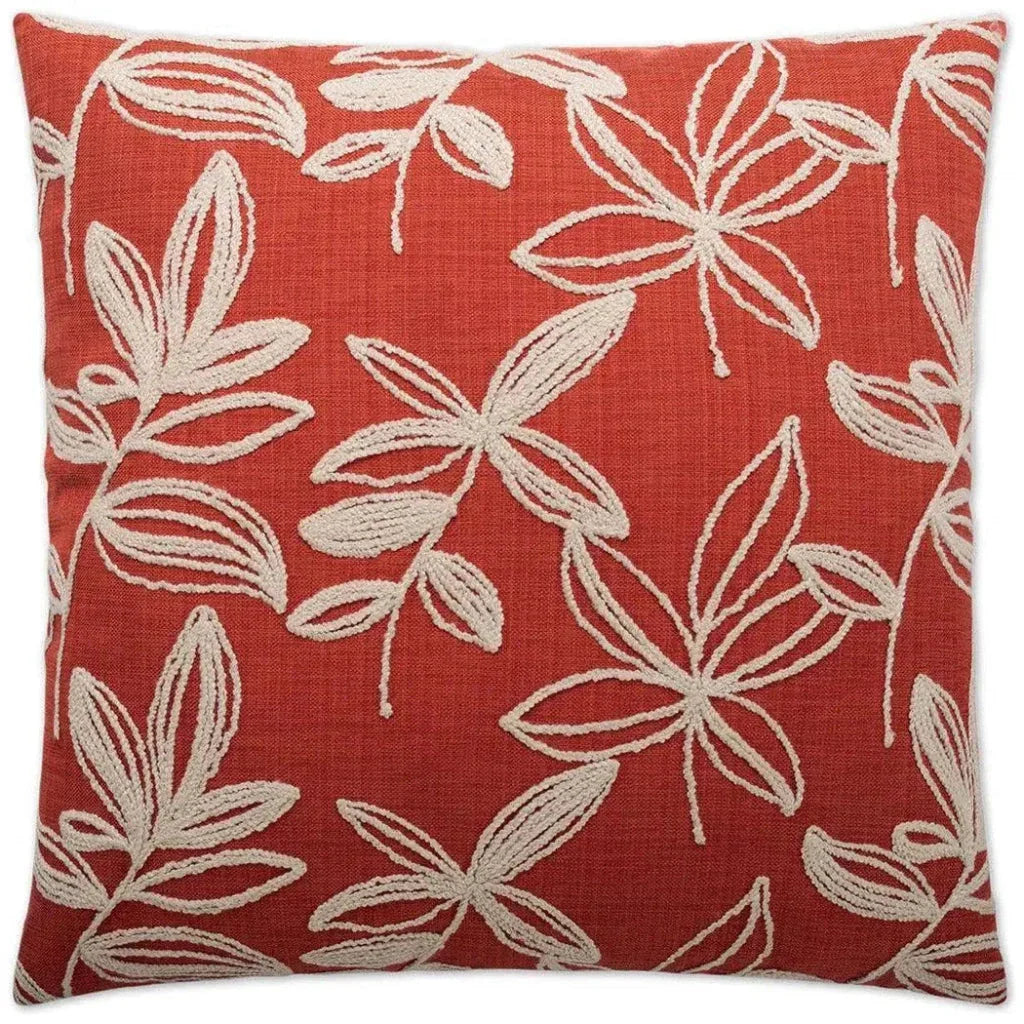 Gansu Tomato Red Throw Pillow With Insert