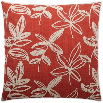 Gansu Tomato Red Throw Pillow With Insert