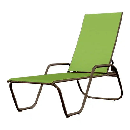 Gardenella Sling Four-Position Stacking Outdoor Chaise