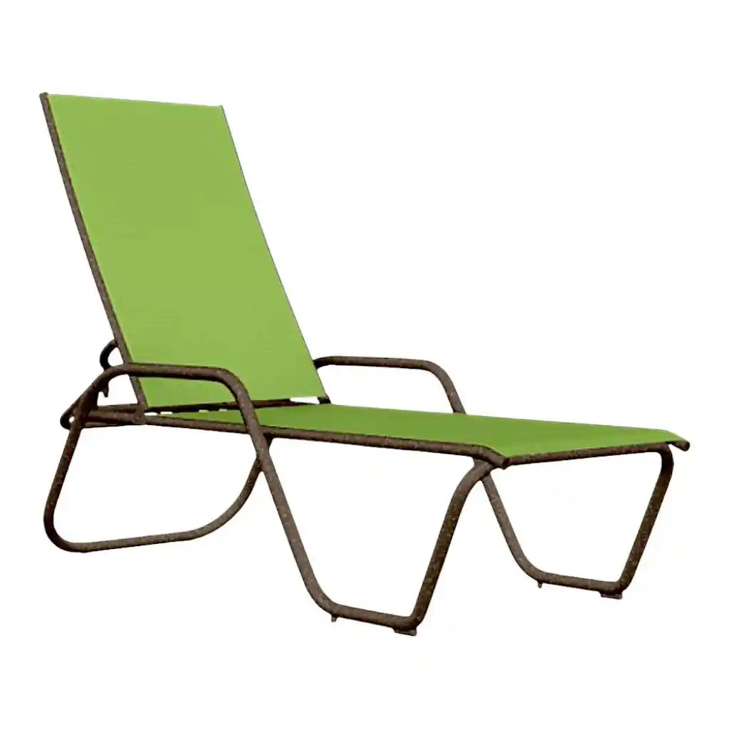 Gardenella Sling Four-Position Stacking Outdoor Chaise