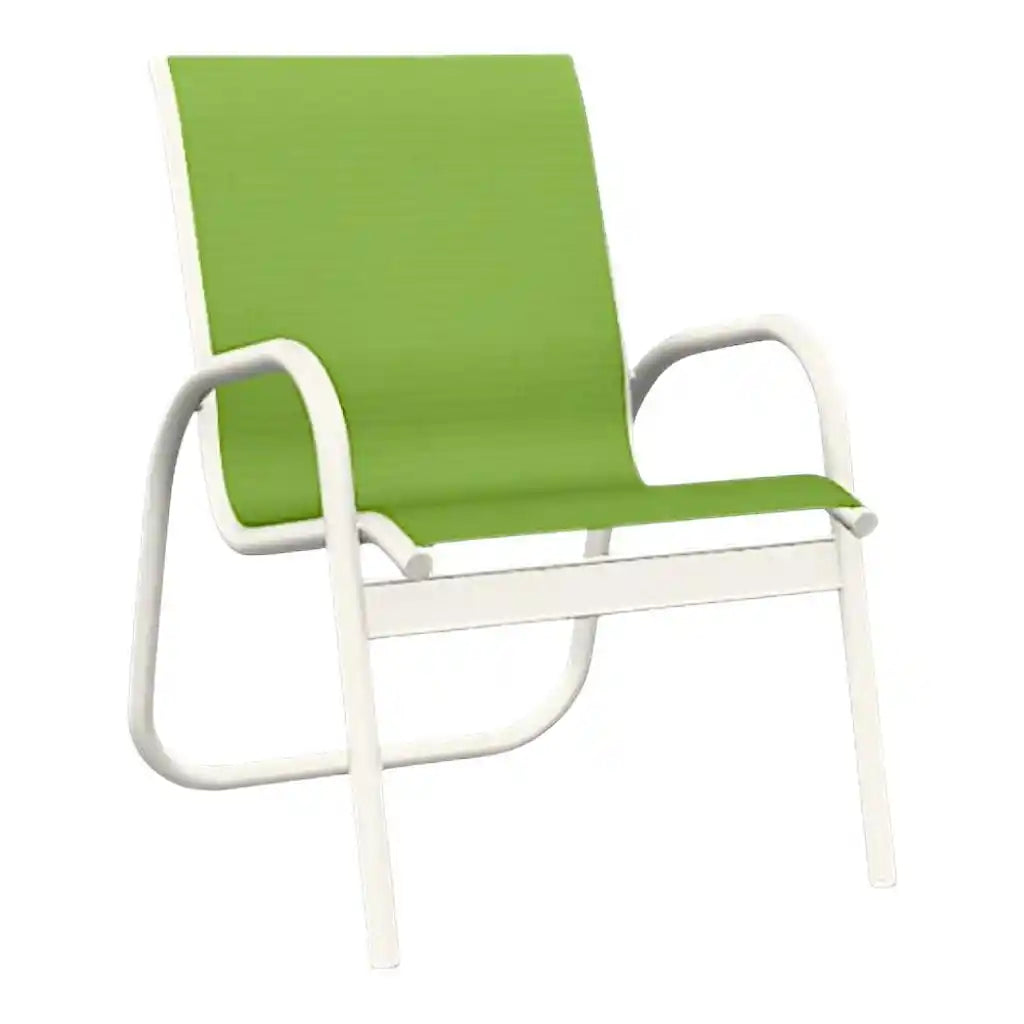 Gardenella Sling Stacking Outdoor Arm Chair