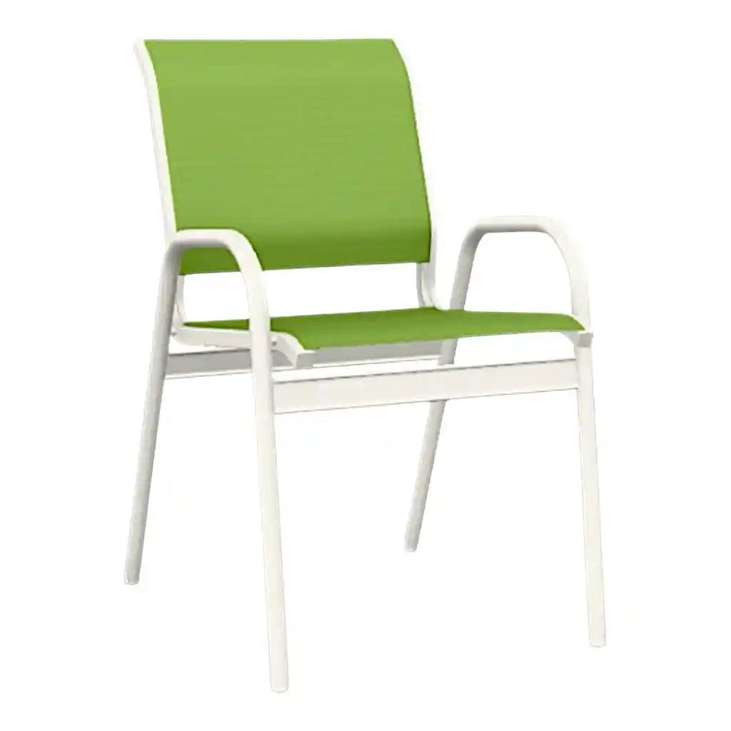 Gardenella Sling Stacking Outdoor Bistro Chair