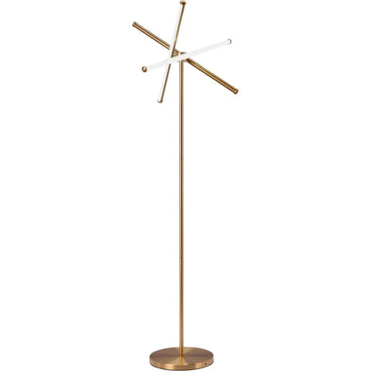 Garza Floor Lamp Brass