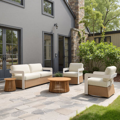 Gelo Olefin Fabric Outdoor Sofa