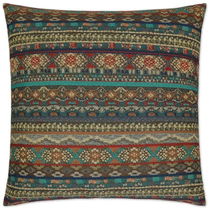 Gemology Turquoise Throw Pillow With Insert