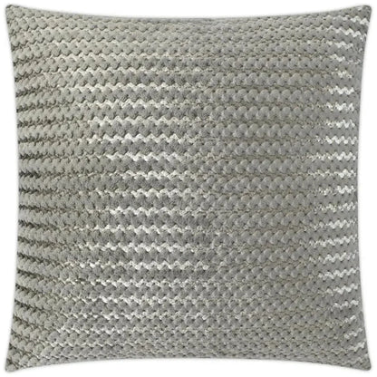 Gene Fur Grey Grey Throw Pillow With Insert