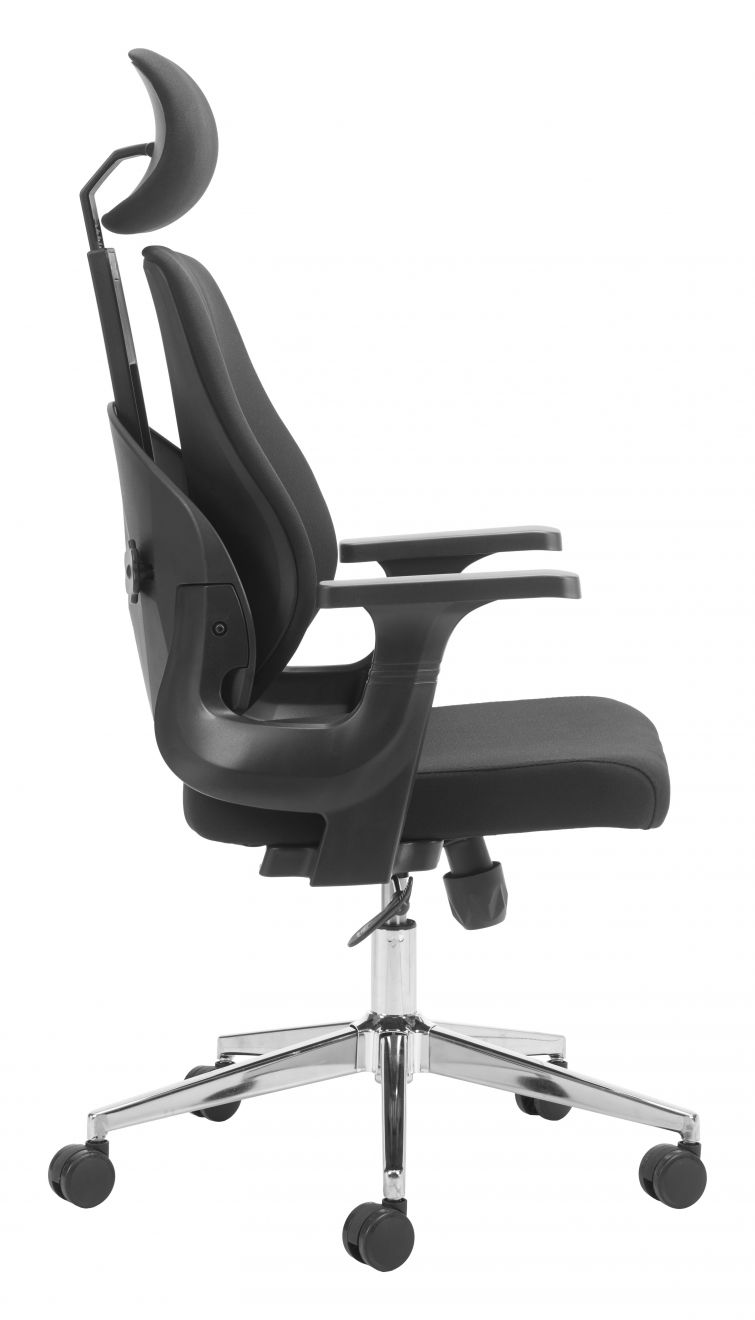 Genric Black Mesh Fabric Office Chair