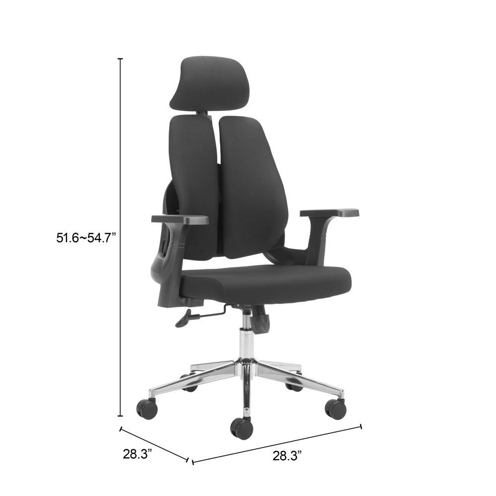 Genric Black Mesh Fabric Office Chair