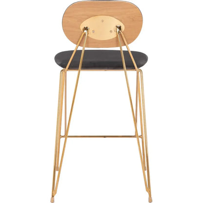 Georges Gray and Gold Counter Stool 2PC