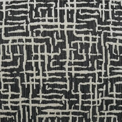 Gervais Abstract Global Black Large Throw Pillow Insert