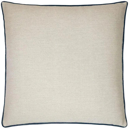 Ghent Navy Solid Taupe Navy Large Throw Pillow Insert