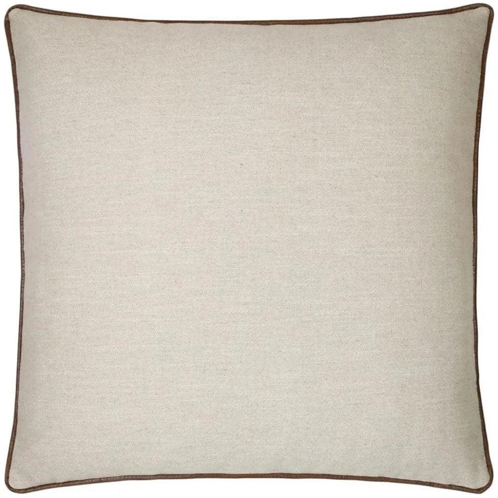 Ghent Saddle Solid Tan Brown Large Throw Pillow Insert