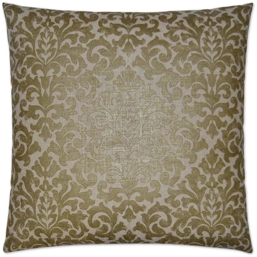 Glam Packed Gilt Brown Throw Pillow Insert