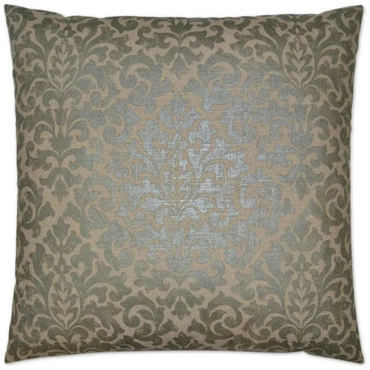 Glam Packed Pewter Brown Throw Pillow Insert