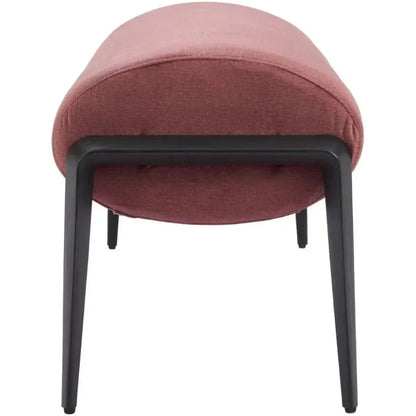 Glatt Wood and Steel Brown Bench