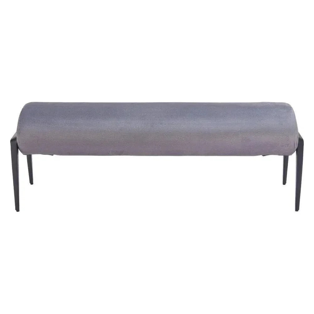 Glatt Wood and Steel Grey Bench