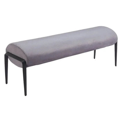 Glatt Wood and Steel Grey Bench