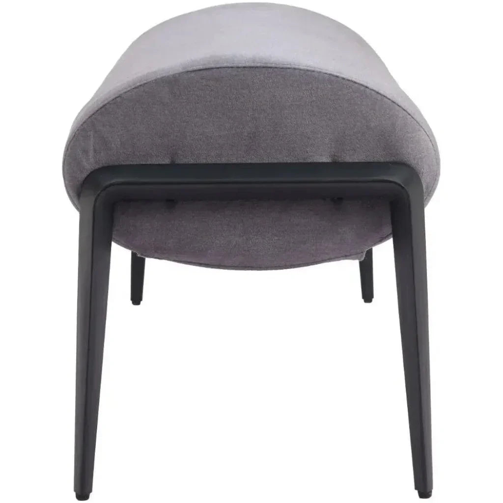 Glatt Wood and Steel Grey Bench