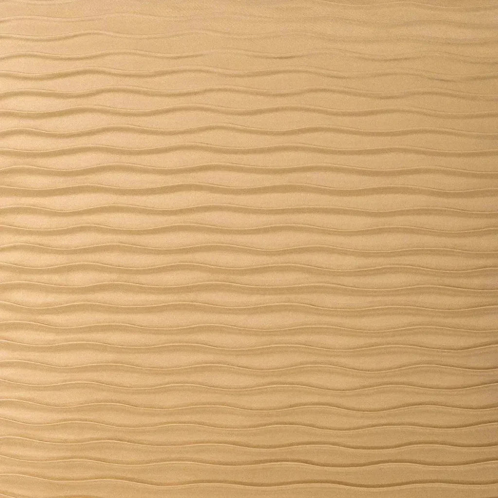 Glimmer Pleat Gold Throw Pillow With Insert