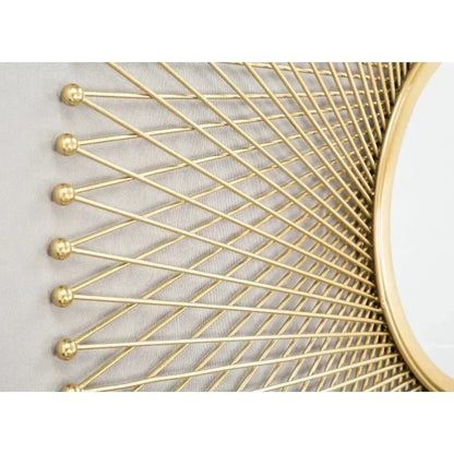 Glow Round Mirror Gold