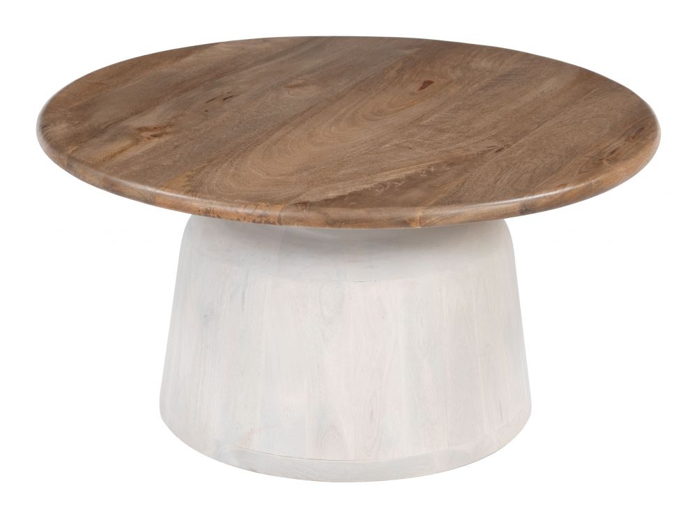 Goblet Wooden Round Coffee Table