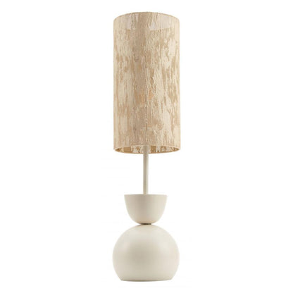 Gochi Steel White Table Lamp