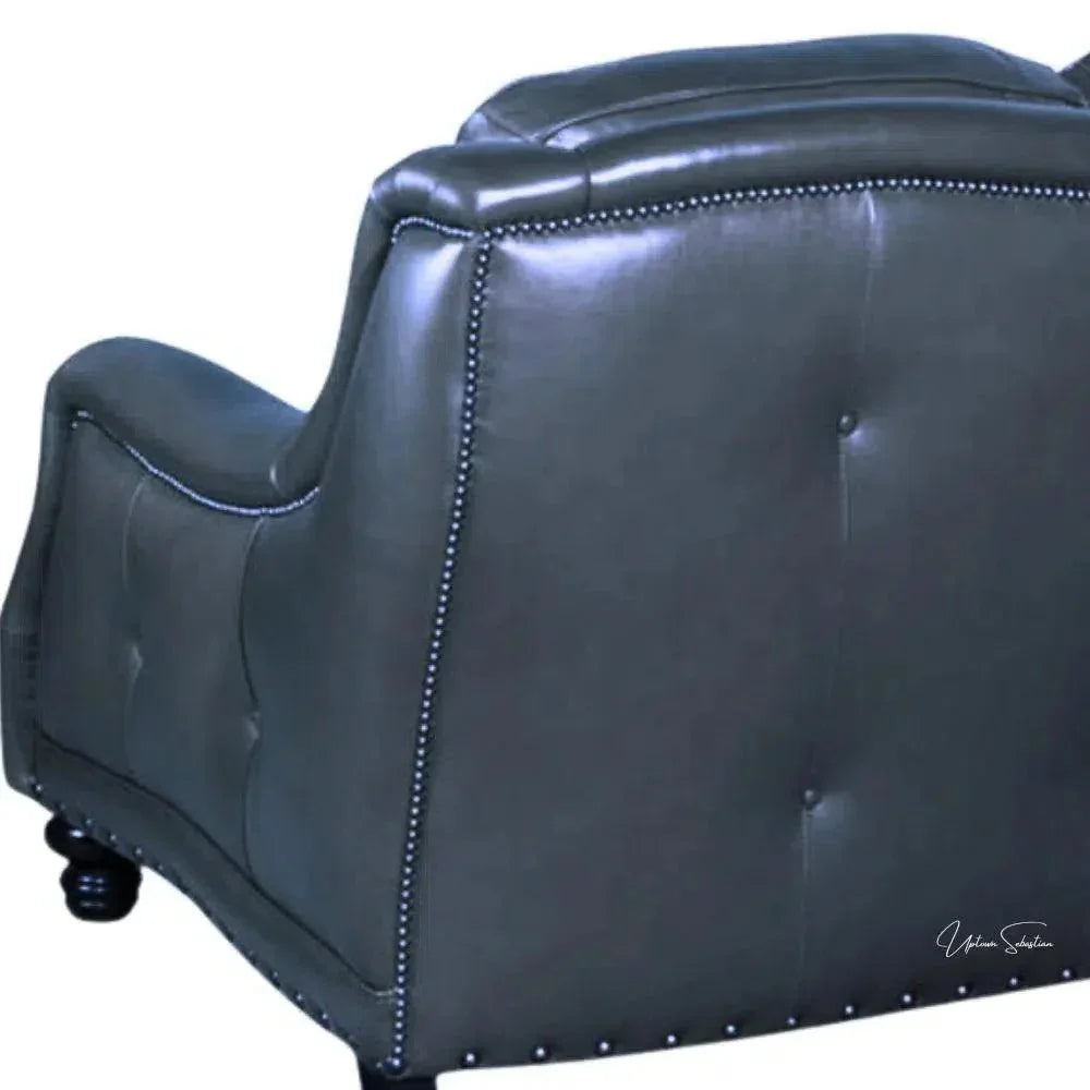 Goldberg 3 Seater Leather Couch Benchmade the USA