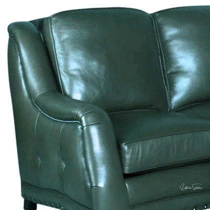 Goldberg 3 Seater Leather Couch Benchmade the USA