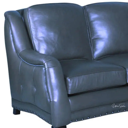 Goldberg 3 Seater Leather Couch Benchmade the USA