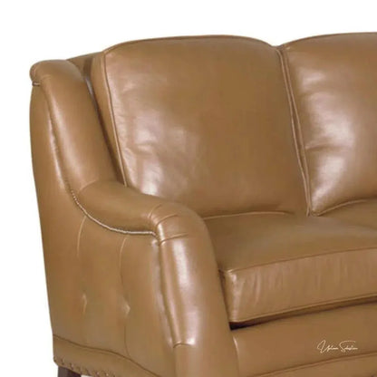 Goldberg 3 Seater Leather Couch Benchmade the USA