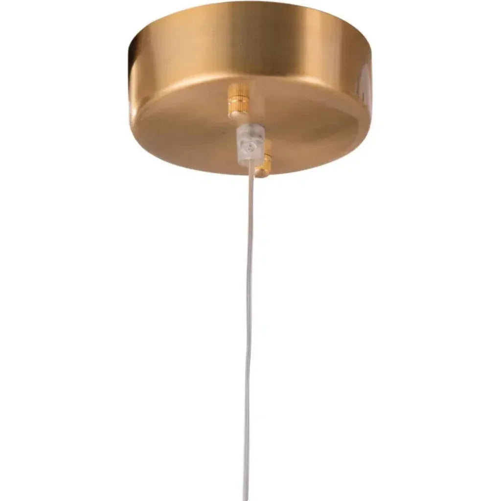Golden Pendant Adeo Ceiling Lamp Brass