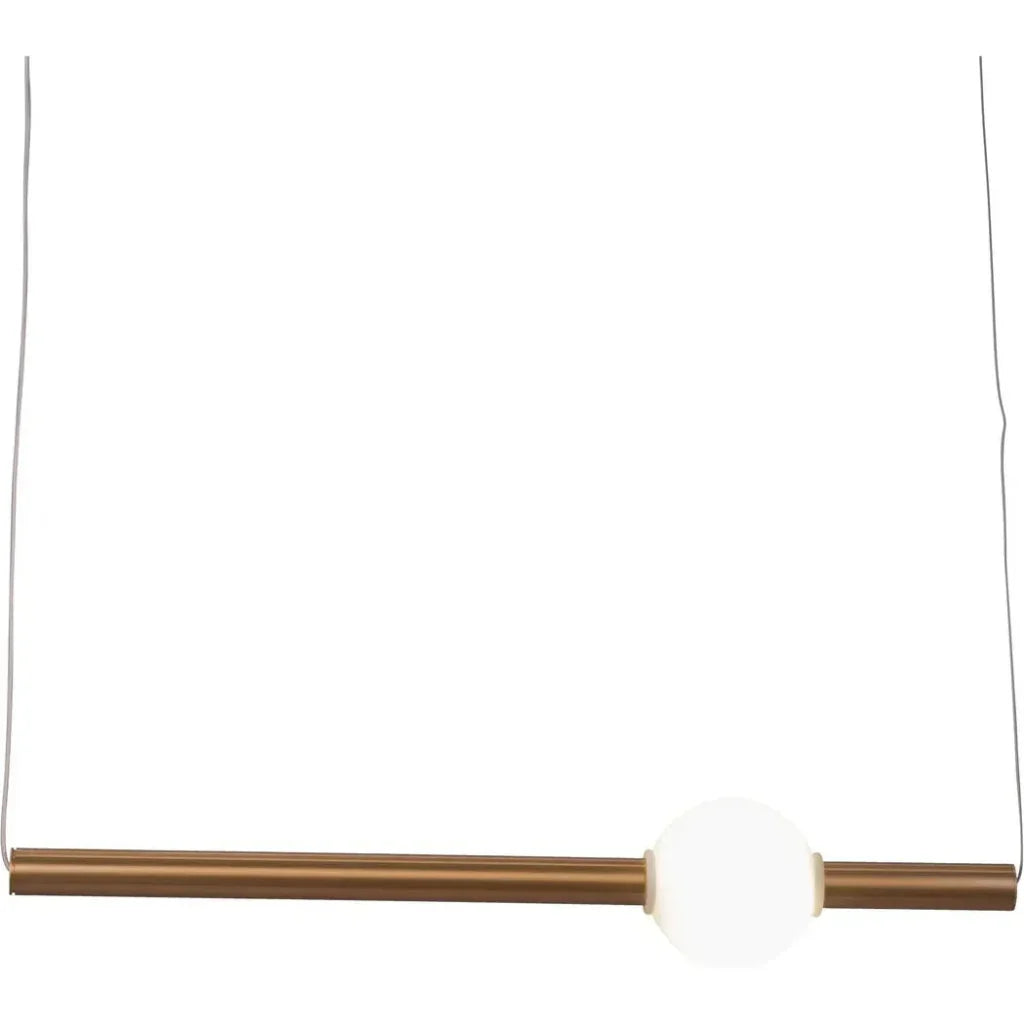 Golden Pendant Adeo Ceiling Lamp Brass