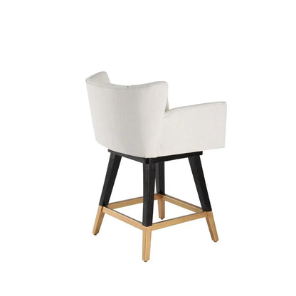 Grace Fabric Swivel Counter Stool