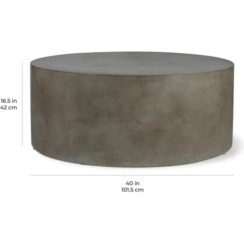 Grand Louis Coffee Table - White Outdoor Coffee Table