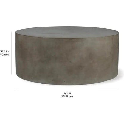 Grand Louis Coffee Table - White Outdoor Coffee Table