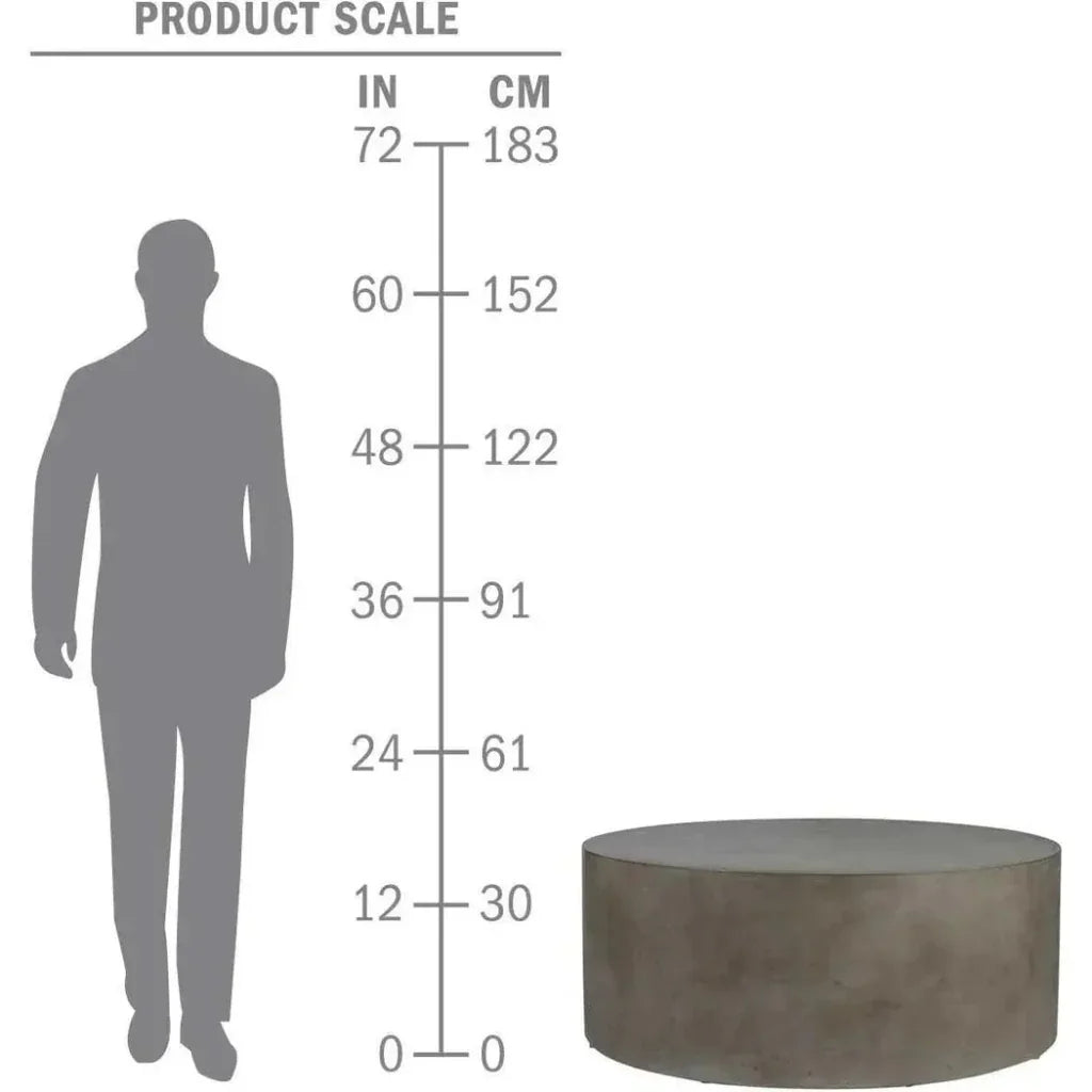 Grand Louis   Slate Grey Outdoor Coffee Table
