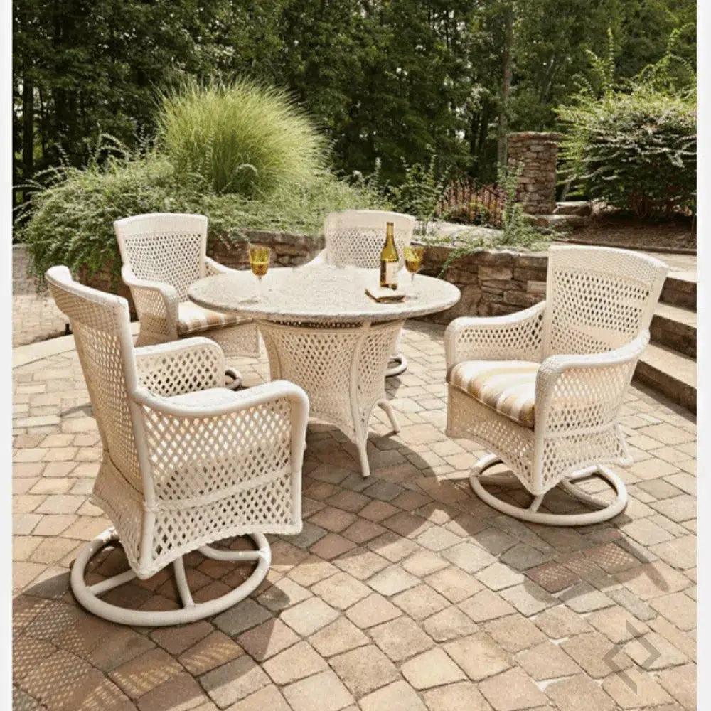 Grand Traverse 48" Round Umbrella Dining Table