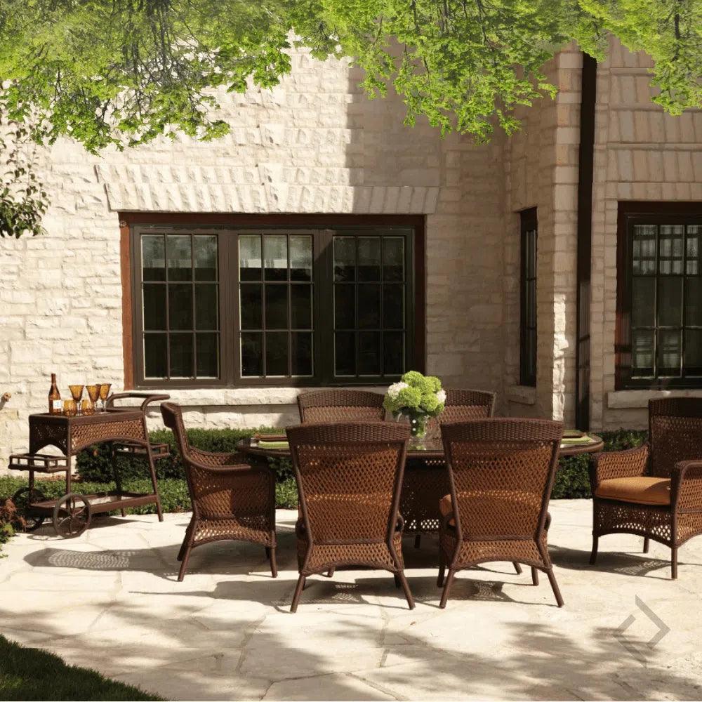 Grand Traverse Outdoor Dining Armchair Sunbrella