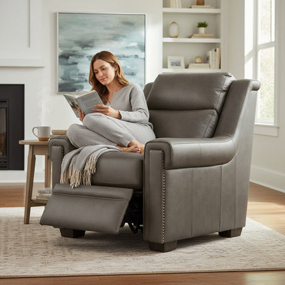 Grandaura Luxury Leather Power Motion Chair