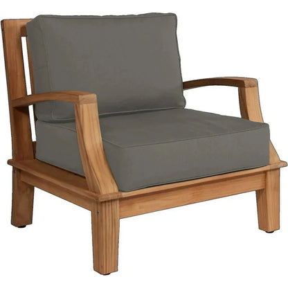 Grande Teak Club Chair with Sunbrella Cushions