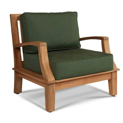 Grande Teak Club Chair with Sunbrella Cushions