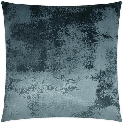 Grated Pacific Solid Blue Teal Large Throw Pillow
