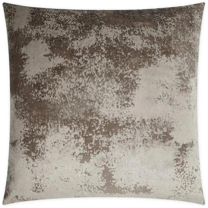 Grated Taupe Throw Pillow With Insert